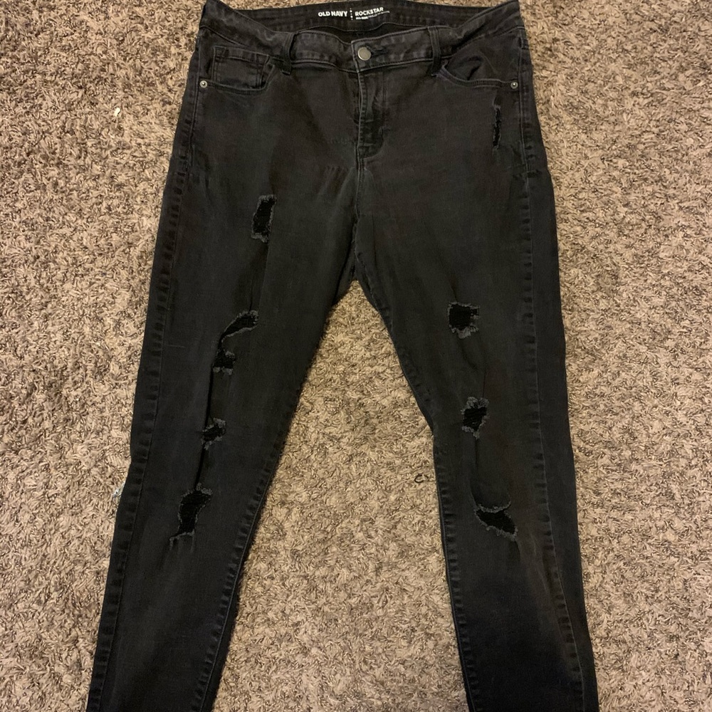 Black Rockstar Jeans
